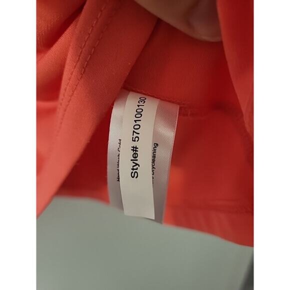 Boston Proper Top Womens M Orange Knit Blouse Star Fish Brooch V-Neck 3/4 Sleeve - Picture 5 of 8